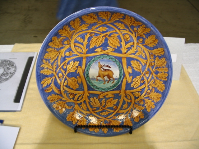 Kingdom A&S 07 Keara Ryan - 16th c Maiolica Dish