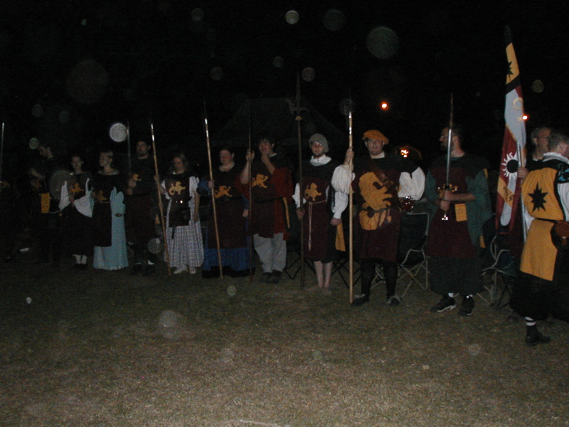 Liondragon guard in line