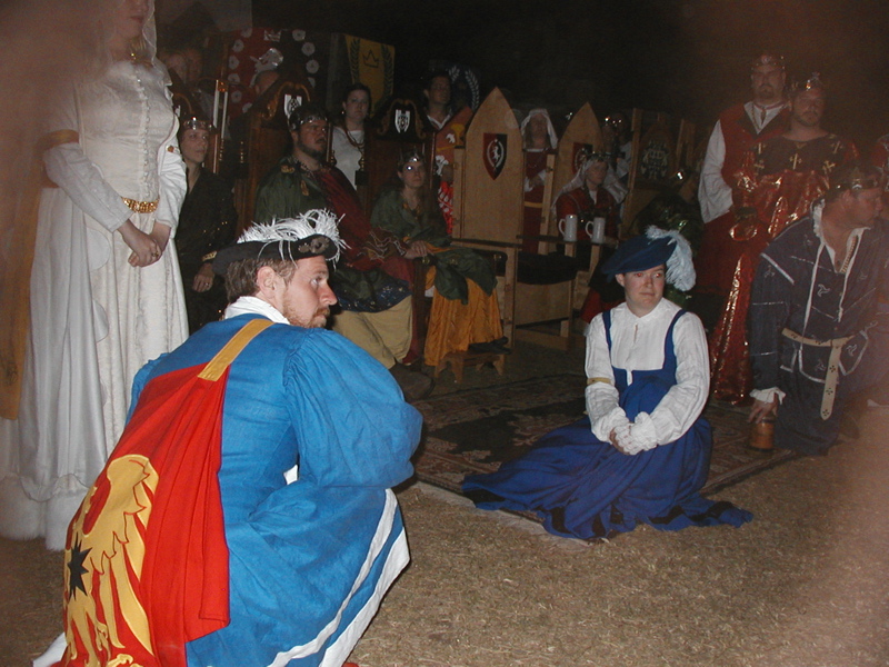 JP & Gilyan kneeling