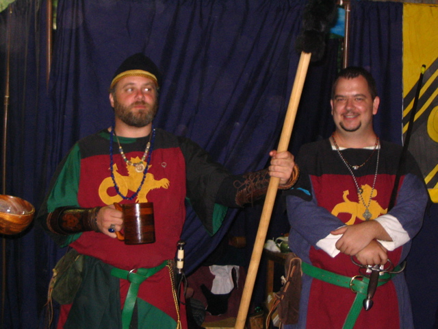 Liondragon guards with matching green belts